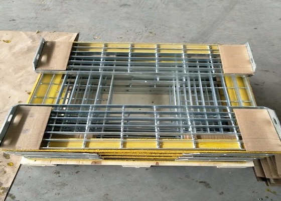China Passos de escada T6 grating de aço com baixo aço carbono de cheiro antiderrapante amarelo fornecedor