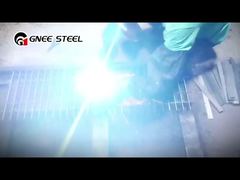 Painéis de grade de grade de metal resistente, aço galvanizado a quente, aço de metal soldado inoxidável