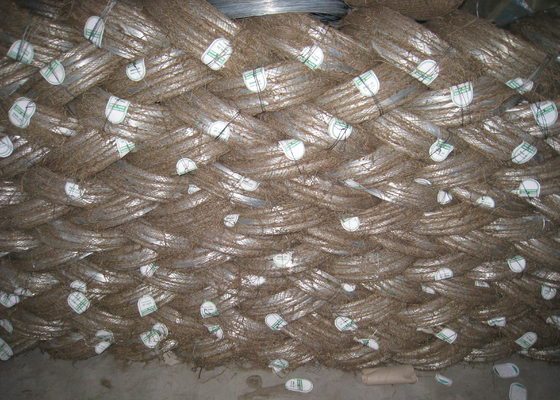 O fio de empacotamento galvanizado baixo carbono, eletro 3mm mergulhados quentes galvanizou o fio de aço