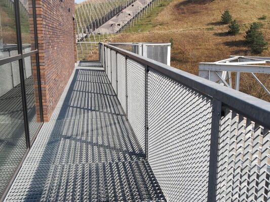 Grelhas de aço trancadas de alta resistência anticorrosiva sob pressão para fácil instalação em projetos de plataforma