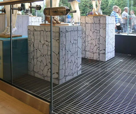 Grelha de barras de aço galvanizado a quente DIP a preço de fábrica