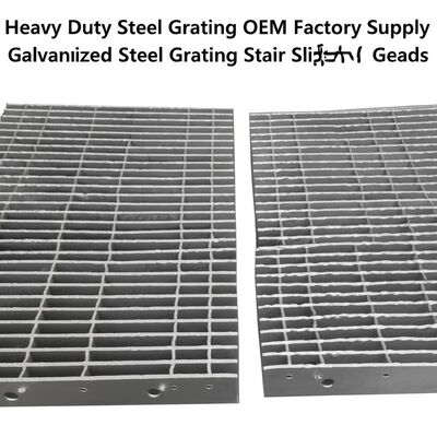 Calçadas de aço galvanizadas a quente, de trabalho pesado, não deslizantes, para plataformas industriais