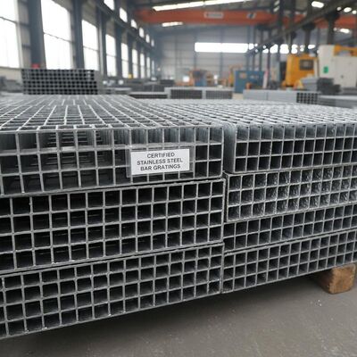 Grelha de Aço Inoxidável Resistente à Corrosão e de Alta Capacidade de Carga, Galvanizada a Quente para Uso Industrial