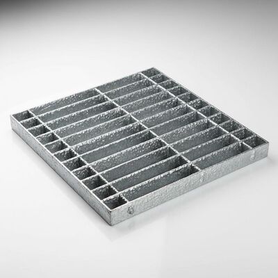Grelhas de aço galvanizado DIP a quente com estilo serrado e barra simples para plataformas industriais