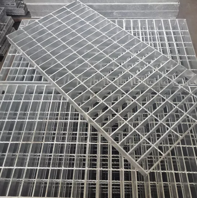 Heavy Duty 50*8mm Galvanized Steel Grating Drain Cover for High Bearing Capacity