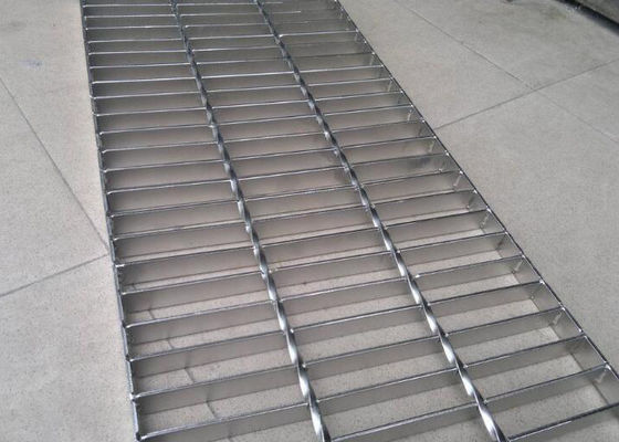 Grating de aço inoxidável durável da barra, Grating de aço da passarela da conservação em vinagre ácida