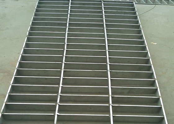 Grating de aço resistente de aço inoxidável, Grating redondo do assoalho dos SS da barra 25 x 5