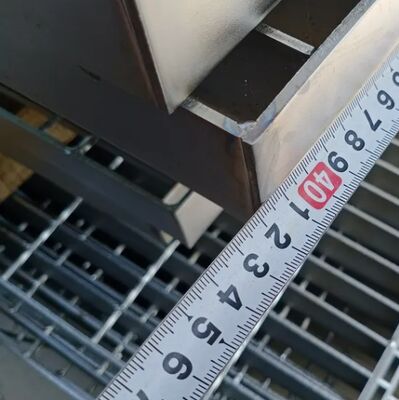 Grelhas de aço galvanizadas a quente 40X3mm 800X1600mm para coberturas de esgotos industriais e calçadas