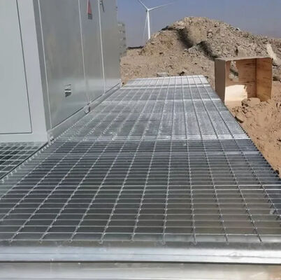 Placa de grelha de aço inoxidável soldada sob pressão com elevada capacidade de carga